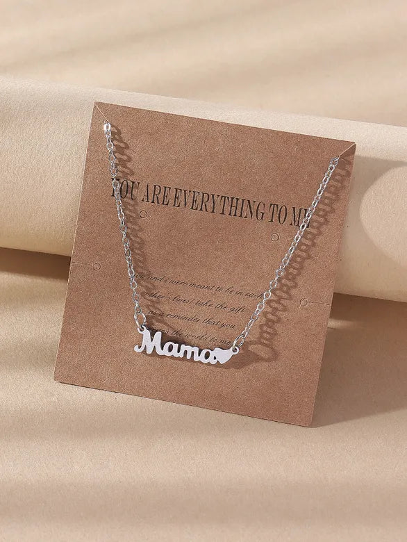 Mama Necklace Stainless Steel